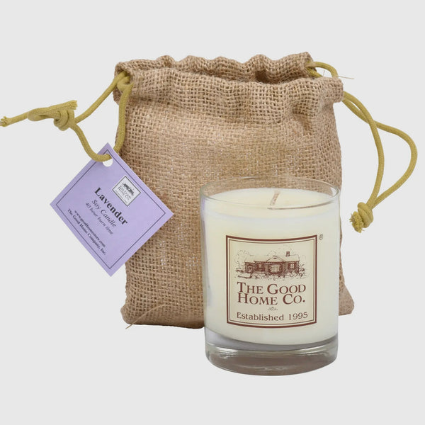 soy candle in lavender by good home