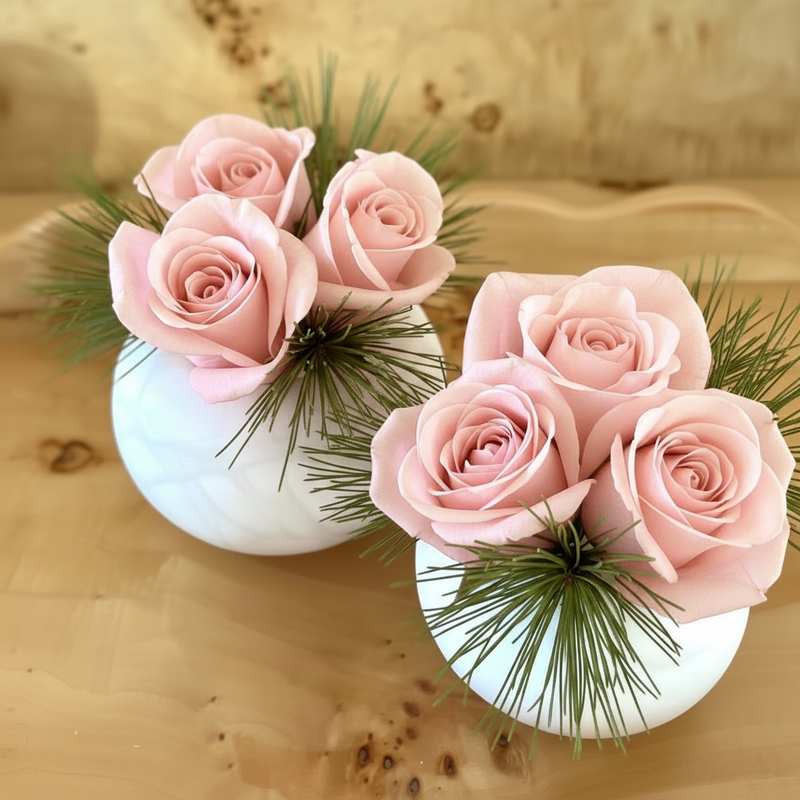 Alabaster Vases Set of 2 Designer’s Pick!