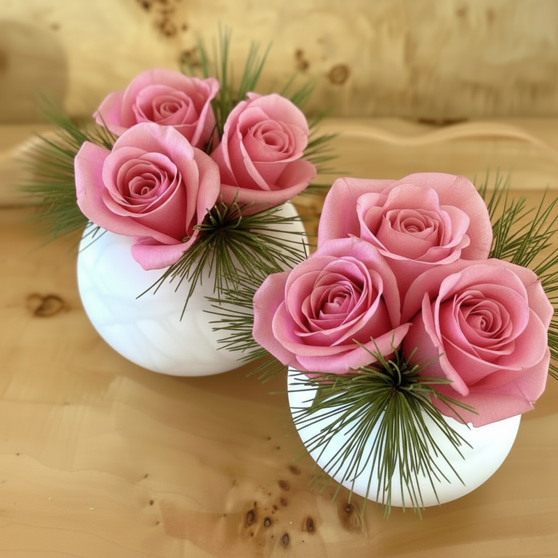 Alabaster Vases Set of 2 Designer’s Pick!