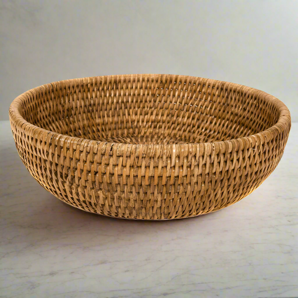 Rattan basket by artifacts 