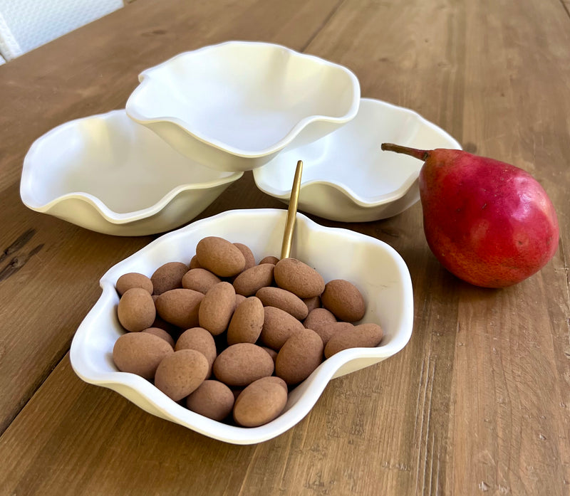 White melamine bowls 