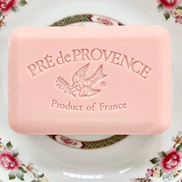 Artisanal French Soap Bar in Peony