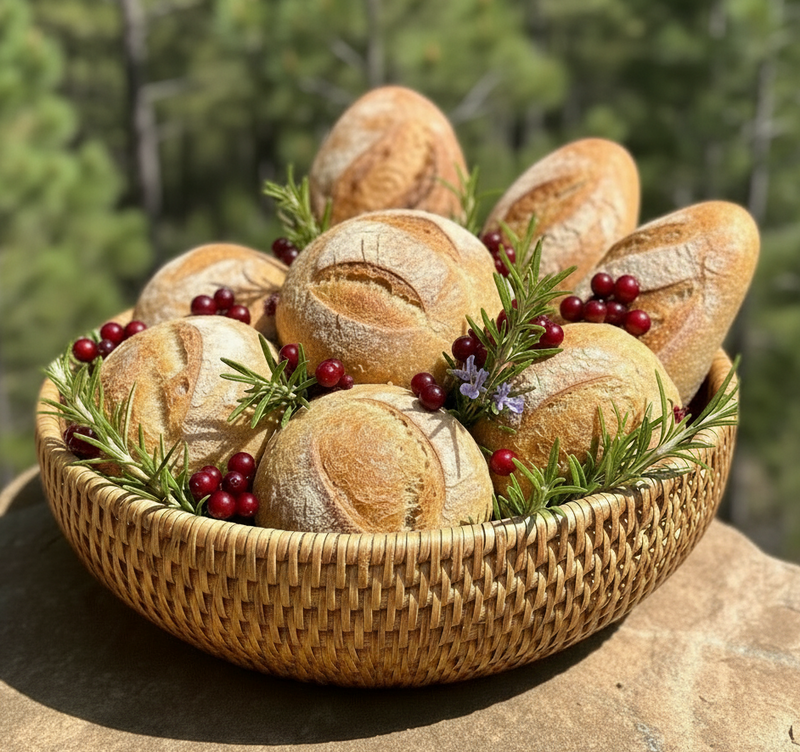 Rattan Round Everything Basket