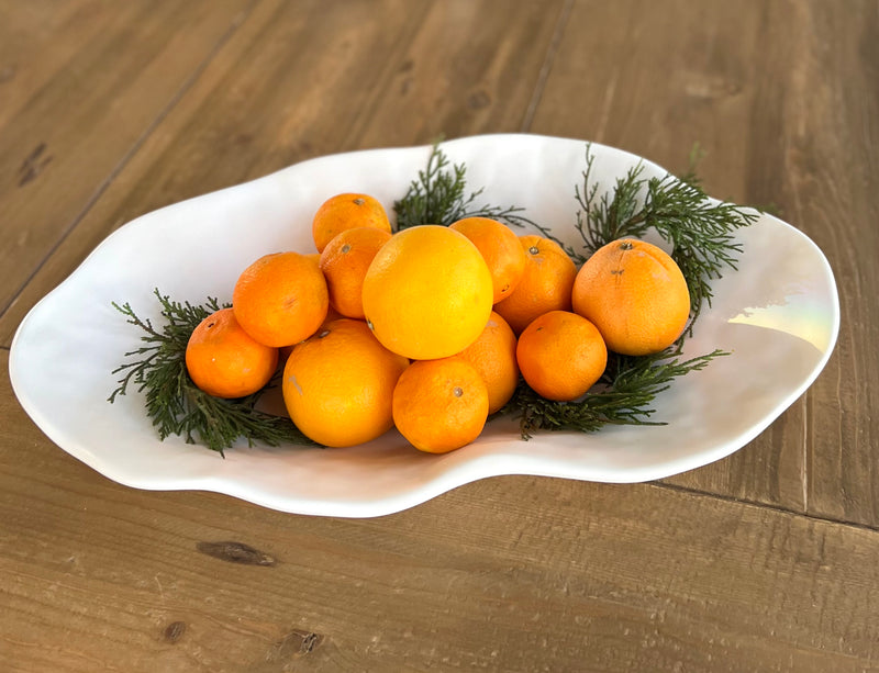 Nube Oval Melamine Serving Bowl Extra Large