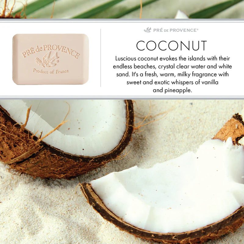 Artisanal French Soap Bar in Coconut