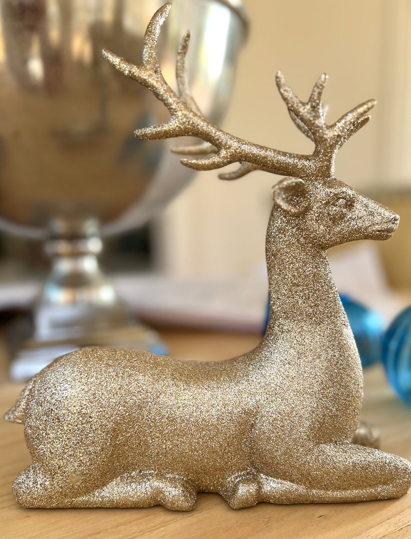 Champagne Gold Shimmering Deer Almost Gone!