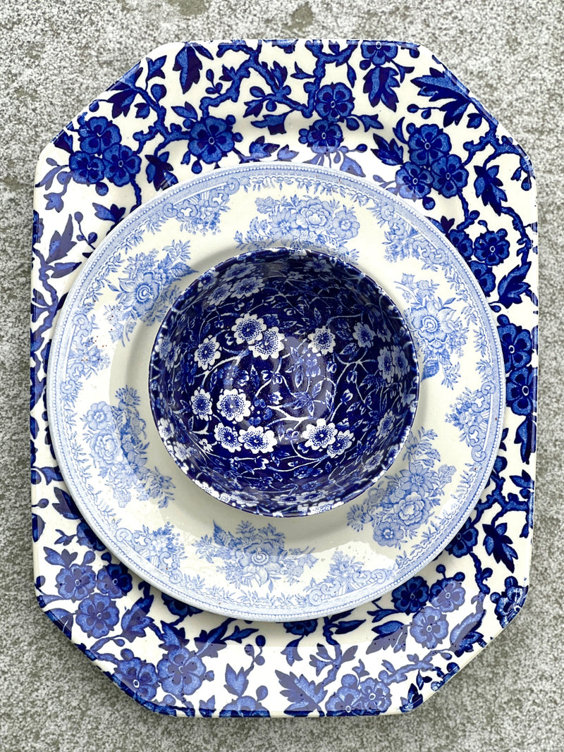 Burleigh Blue Arden Rectangular Platter