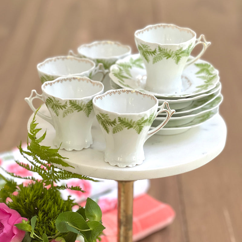 vintage cup and saucer set