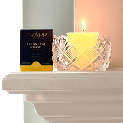 Lemon Leaf and Basil Votive Candle by Trapp Private Gardens