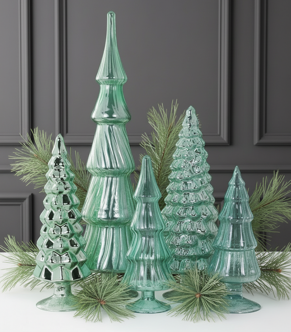 glass hue trees in green by Cody Foster