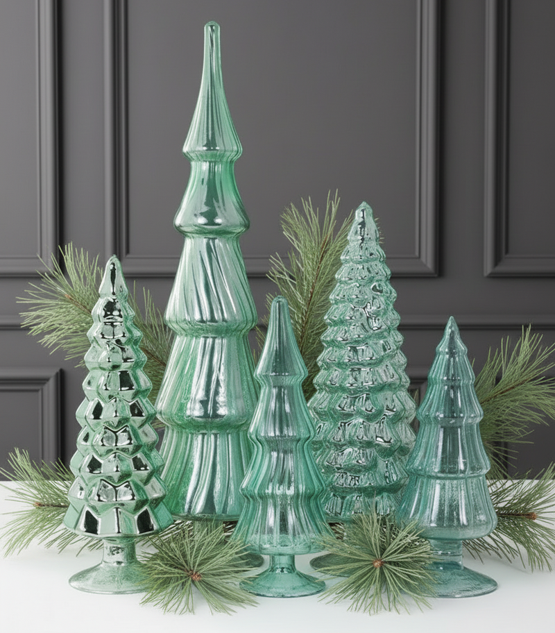 glass hue trees in green by Cody Foster