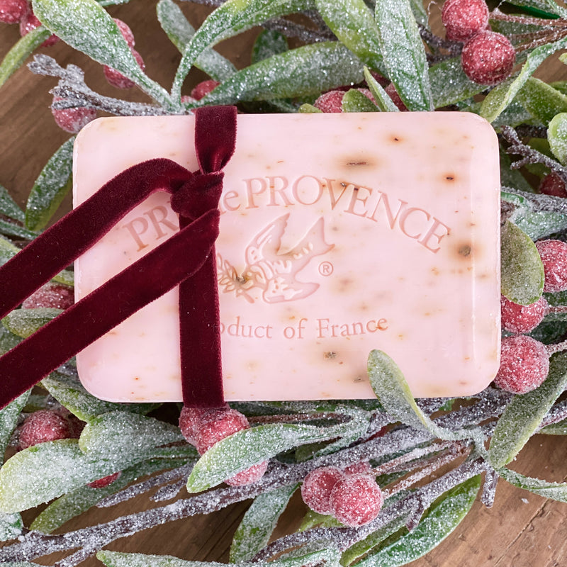 Artisanal French Soap Bar in Rose Petal by Pre de Provence