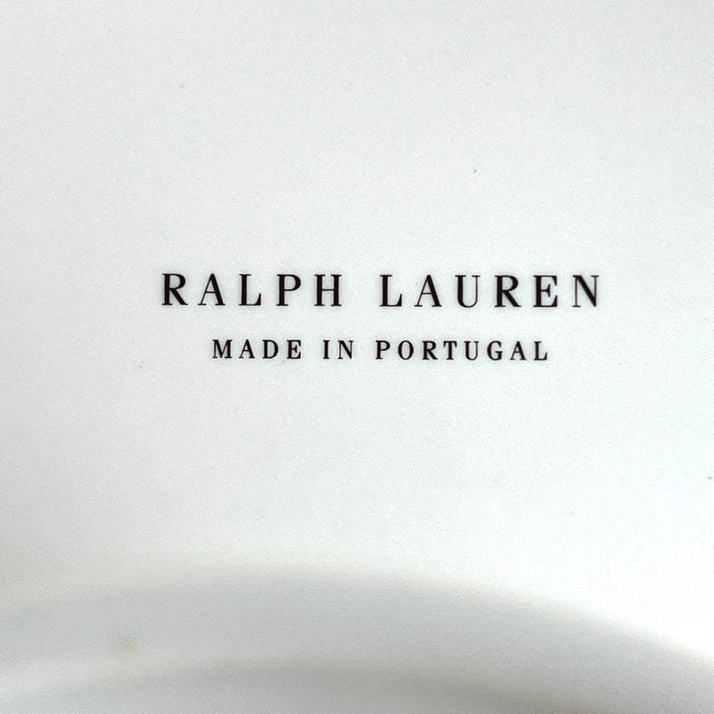 Vintage Ralph Lauren Equestrian Pedestal Plate made in Portugal