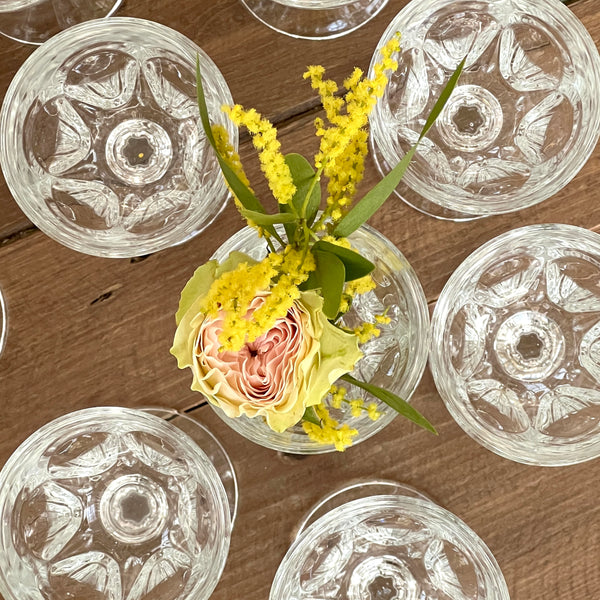 Vintage Cordial Glasses Set of 12