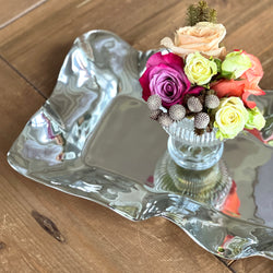 Vento metal tray by Beatriz Ball