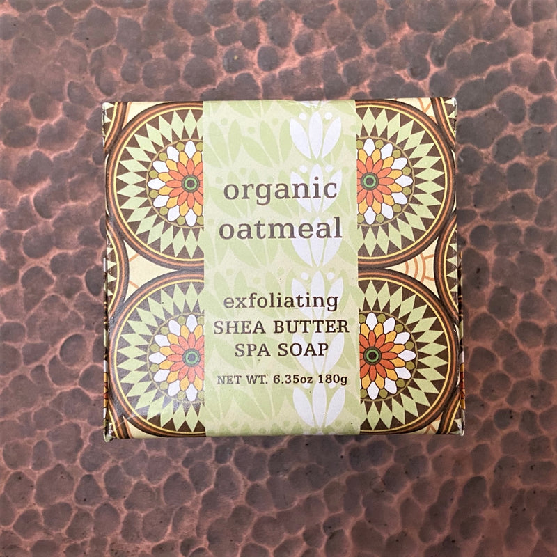 Greenwich Bay shea butter soap in Organic Oatmeal, spa soap, botanical soap, gift soap